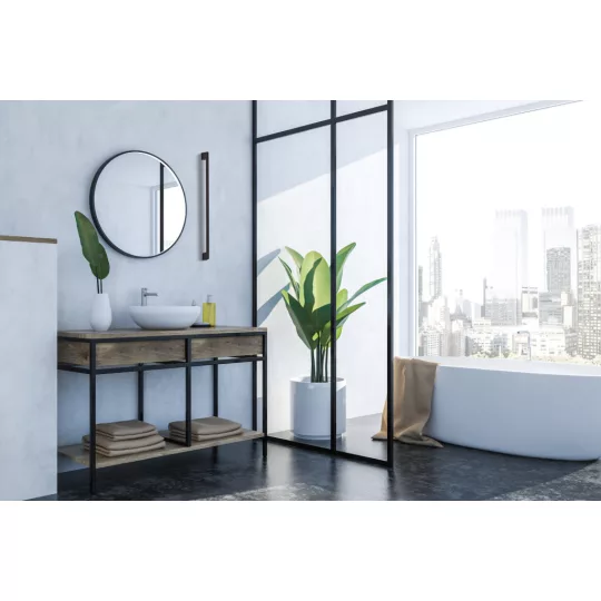 Kanlux YALTE CCT IP54 modern fehér oldalfali kültéri lámpa homlokzatra