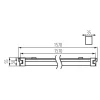 KANLUX TP SLIM N 50W-NW por-páramentes LED lámpa 6000lm 150cm 38941