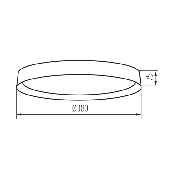Kanlux SOLN LED CCTDIM B/G mennyezeti lámpa 39111