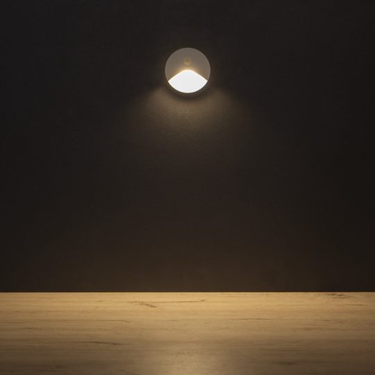 Kanlux lépcsővilágító LED lámpatest EXIN LED PIR O W-WW IP65 39123