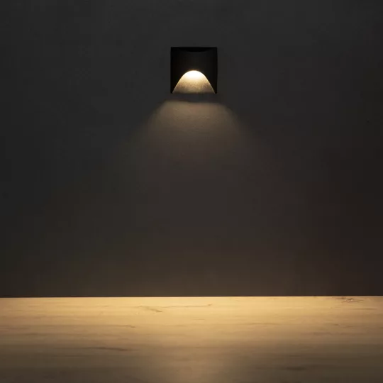 Kanlux lépcsővilágító LED lámpatest EXIN LED L B-WW IP65 39127