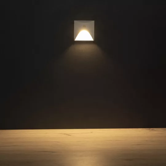 Kanlux lépcsővilágító LED lámpatest EXIN LED PIR L W-WW IP65 39129