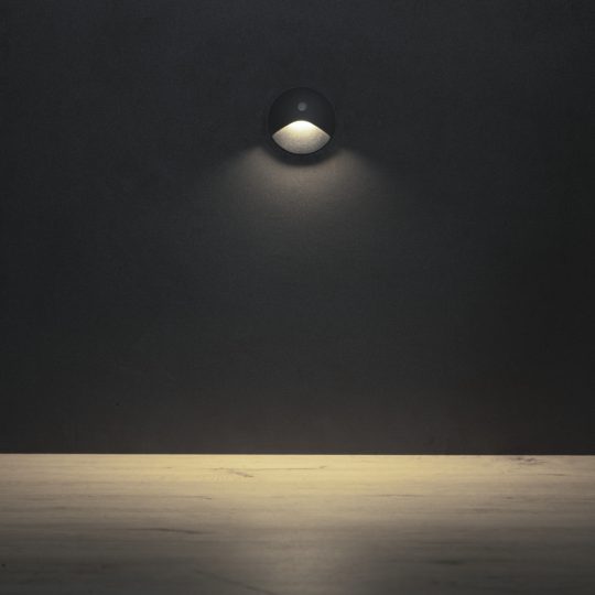 Kanlux lépcsővilágító LED lámpatest EXIN LED PIR O GR-WW IP65 39125