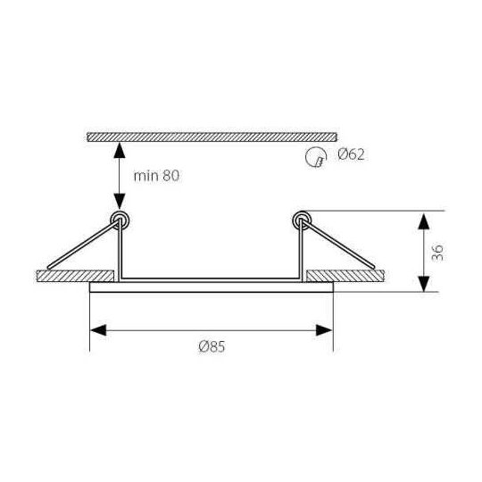 Kanlux MARIN CT-S80-AB spot IP44 patinált réz 4710