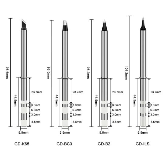 GVDA Intelligens Forrasztópáka GD300 hegy