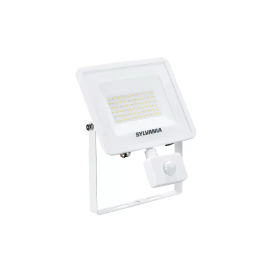 Sylvania Start Flood Flat kültéri mozgásérzékelős LED reflektor 46W 4650lm 3000K IP54 fehér