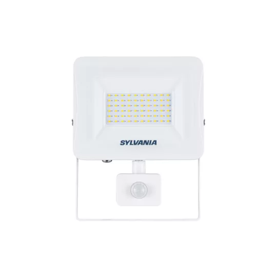 Sylvania Start Flood Flat kültéri mozgásérzékelős LED reflektor 46W 4650lm 3000K IP54 fehér