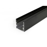 LED profil PHIL53 falon kívüli fekete