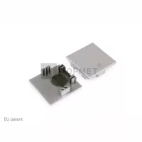 LED profil PHIL53 FK végzáró ezüst
