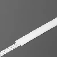 LED profil fedél  "J" opál
