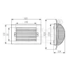 Kanlux TURK DL-60 lámpa E27 7025