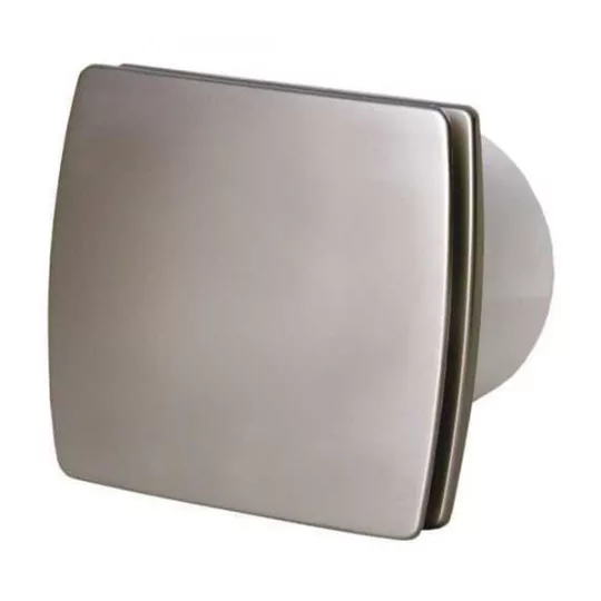 Kanlux EOL F10B-INOX zárt előlapos ventilátor 19W, 100 m3/h, 39 dB