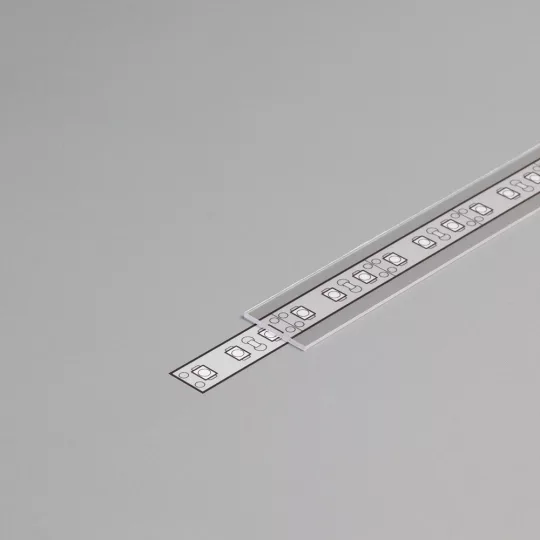 LED profil fedél  "B" víztiszta
