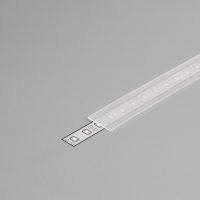 LED profil fedél  "B" matt átlátszó