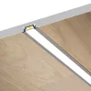 Topmet GROOVE10 bútorlapba süllyeszthető LED profil eloxált felülettel 3 méteres szálban