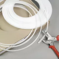   LED profil fedél  "C" klikk ROLL opál 20m tekercs