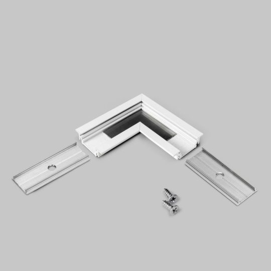 Topmet LED profil GROOVE10 sarokidom 90° fehér színben
