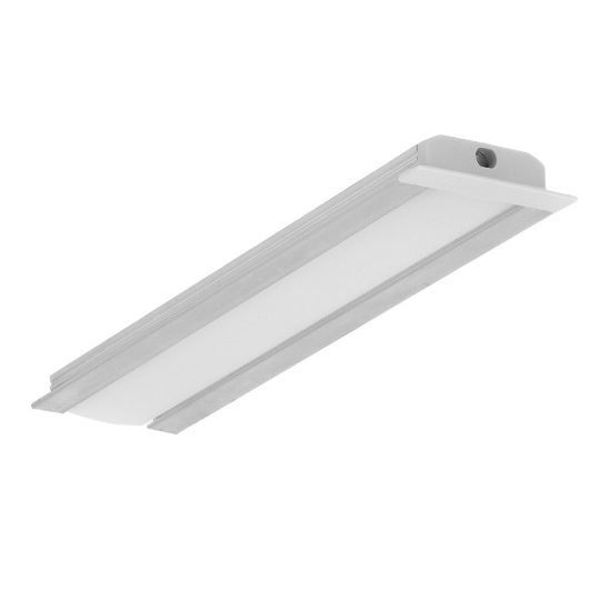 Topmet GROOVE10 bútorlapba süllyeszthető LED profil natur aluminium felülettel 4 méteres szálban