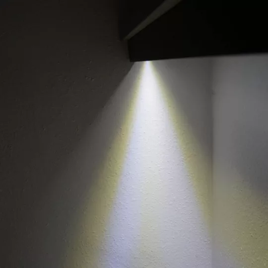 LED profil fedél  "C" klikk íves lencse