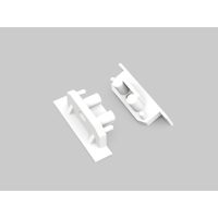   LED profil GROOVE10 végzáró fehér fúrt gen2 SQ szögletes