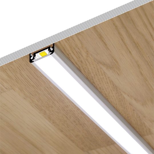 Topmet SURFACE10 profil eloxált aluminium változatban