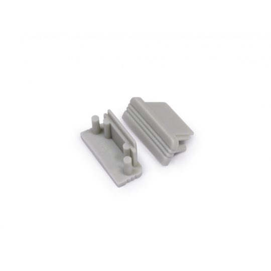 LED profil SURFACE10 végzáró szürke