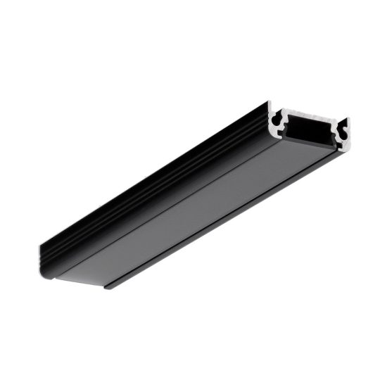 Topmet SURFACE10 profil fekete színben 4 méteres szálban