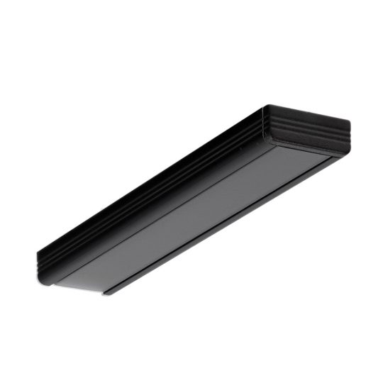 Topmet SURFACE10 profil fekete színben 4 méteres szálban