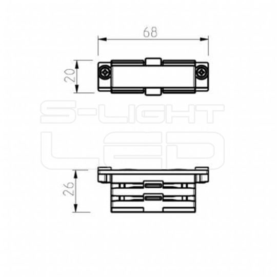 NORDIC GLOBAL TRACK 3F XTS 21-3 egyenes toldó fehér