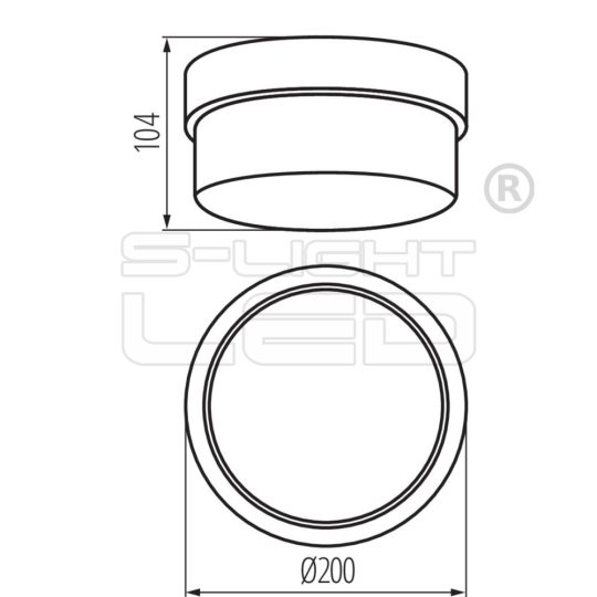 Kanlux TUNA Mini-60W E27 lámpa 8091