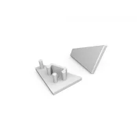 LED PROFIL CORNER10 VÉGZÁRÓ EZÜST 