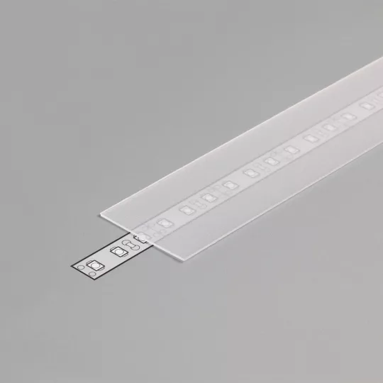 LED profil fedél  "G" MATT ÁTLÁTSZÓ