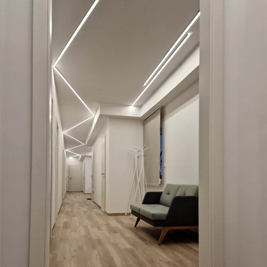 Topmet WIDE24 LED profil fehér színben