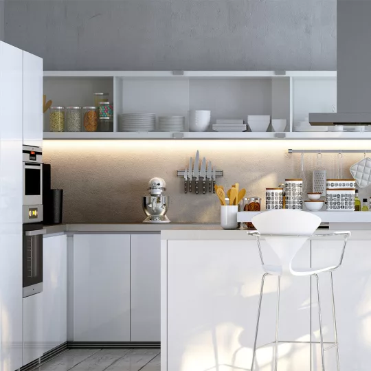 Topmet WIDE24 LED profil fehér színben