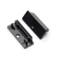 Topmet LED profil WIDE24 végzáró fekete fúrt változatban