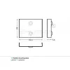 LED profil "W" WIDE24 rögzítő