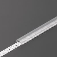 Topmet LED profil fedél  "I" PEN8 klikk átlátszó