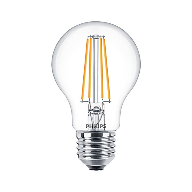 Led E27 7w Philips Filament Classic Ledbulb 827 A60 Cl 2700k