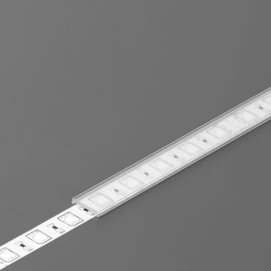 LED profil fedél  "C2" KLIKK ROLL ÁTLÁTSZÓ