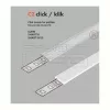 LED profil fedél  "C2" KLIKK ROLL ÁTLÁTSZÓ