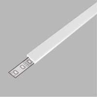 LED profil fedél  "C2" klikk opál