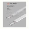 LED profil fedél  "C2" klikk fekete