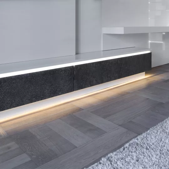 Topmet SLIM8 LED profil eloxált aluminium változatban