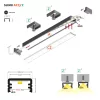 Topmet SLIM8 LED profil eloxált aluminium változatban