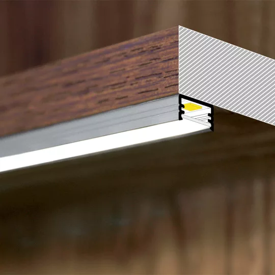 Topmet SLIM8 LED profil eloxált aluminium változatban