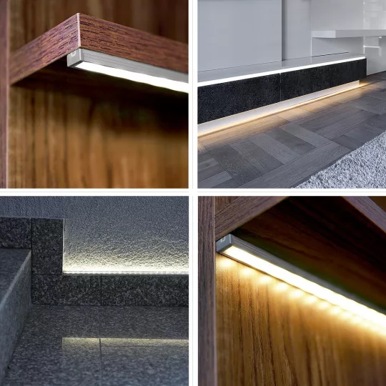 Topmet SLIM8 LED profil eloxált aluminium változatban