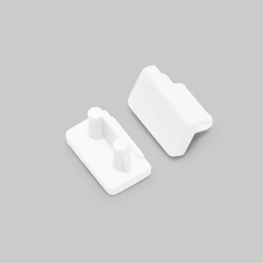 LED profil SLIM8 végzáró fehér