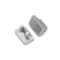 LED profil SLIM8 végzáró ezüst