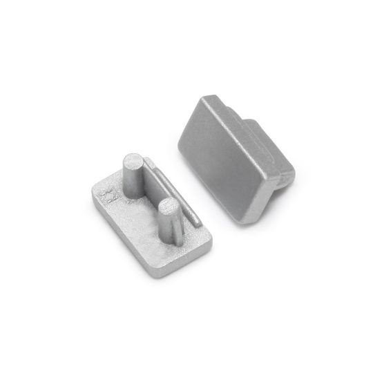 LED profil SLIM8 végzáró ezüst