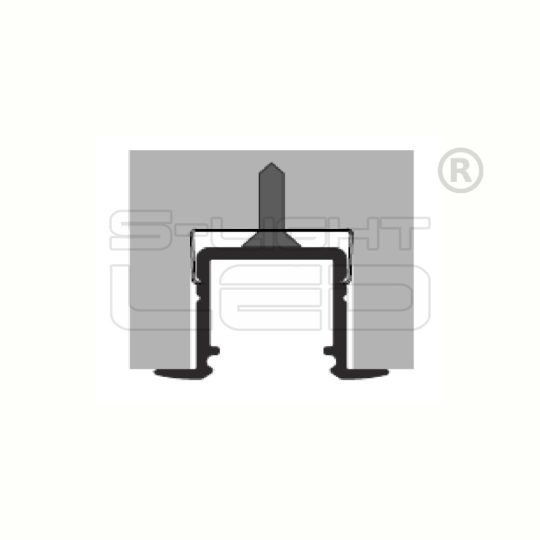 LED profil "Z" rögzítő SLIM/SMART